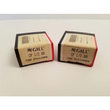 Set of 2 McGill CF 1/2 SB Flat Cam Follower