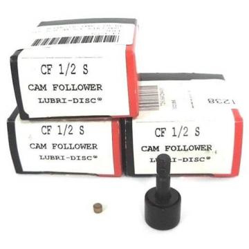 LOT OF 3 NIB MCGILL CF12S CAM FOLLOWERS 1/2IN, CF-12-S