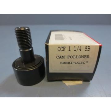 1 Nib McGill CCF-1-1/4-SB Cam Follower Bearing RD 1.2500&#034; RW .7500&#034; Stud D .5000