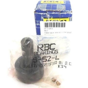 NIB RBC CF-1-5/8-S CAM FOLLOWER S52L, 1.625&#034;ODX.875W, 1.500&#034; STUD L, 5/8