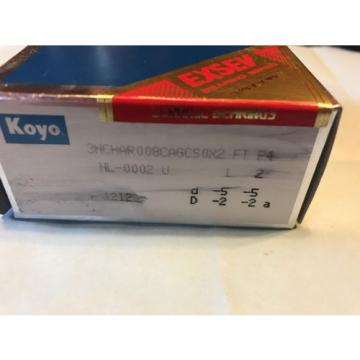 KOYO 3NCHAR008CAGC0X2 FT P4 SUPER PRECISION BEARINGS Ceramic