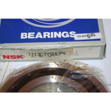 NSK 7213 CTYSULP4 Super Precision Angular Contact Bearing 7213CTYSULP4 * NEW *