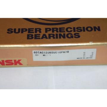 NSK 60TAC120BSUC10PN7B Super Precision Angular Contact Bearing  * NEW *