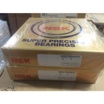 NSK  7020C.TR.DUHP4Y  ANGULARCONTACT BEARING.SUPER PRECISION.SET OF TWO