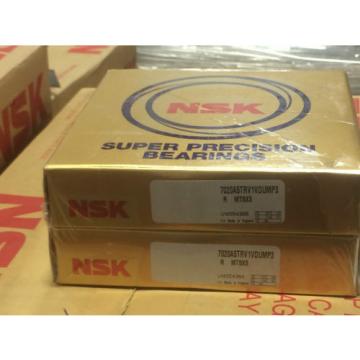 NSK 7020A5TRV1VDUMP3  SUPER PRECISION. WITH SEALS.SET OF TWO