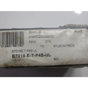 FAG AEROSPACE SUPER PRECISION BEARINGS B7018-E-T-P4S-UL FAFNIR 3MM9118WI DUL