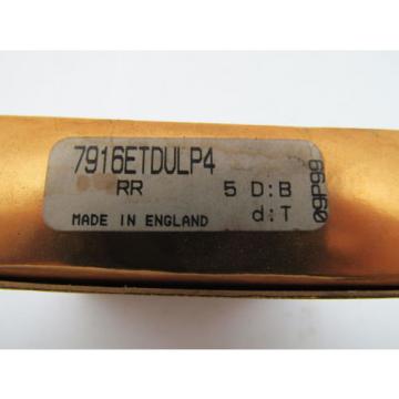 RHP 7916ETDULP4 7916ET DUL P4 Super Precision Bearing 1-Bearing