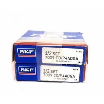 NEW SET SKF 7009-CD/P4ADGA SUPER PRECISION BALL BEARINGS 7009CDP4ADGA