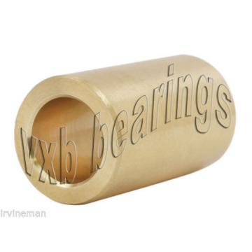 1/4&#034;x 7/16&#034;x 1&#034;inch Bronze/Brass Cast Bushing Plain Sleeve Bearings 0.25&#034;Bore/id