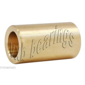 3/8&#034;x 1/2&#034;x 1&#034; Inch Bearing Bronze Cast Bushing Plain Sleeve Brass Bearings 375&#034;