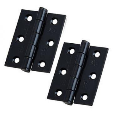 Black Steel 3&#034; Plain Bearing Butt Hinge Grade 7 (HIP13225/7BLK)