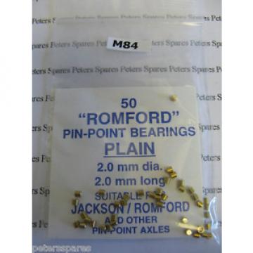 Markits M84 Romford 4mm Scale Plain Pin-Point Bearings Mppb Pk50