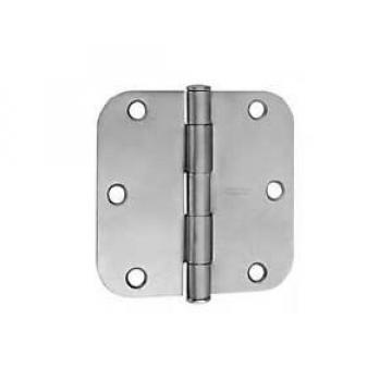 Stanley RD758-312 3.5&#034; x 3.5&#034; Plain Bearing 5/8&#034; Radius Corner Mortise Hinge - P