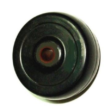 Hard Rubber Wheel with 5/16&#034; ID Plain Bore Bearing 2&#034; Diameter x 7/8&#034; Wide Wheel