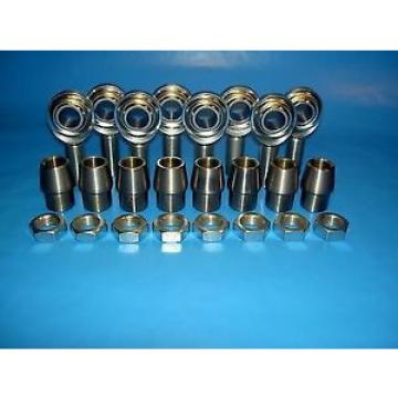 Economy 4-Link Rod Ends Kit 3/4&#034; x 3/4&#034;-16 Heim Joints (Fits 1-1/4 x.120 Tubing)