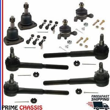 8 PC KIT Ball Joints Tie Rod Ends Chevrolet BelAir Camino Impala Caprice 65-70