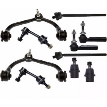 10 Pc Front Suspension Kit for Expedition Navigator Control Arms Tie Rod Ends