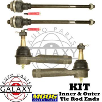 Moog New Inner &amp; Outer Tie Rod Ends For Silverado Sierra 2500  Yukon XL