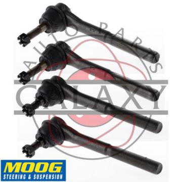 Moog New Inner &amp; Outer Tie Rod Ends For Chevy K1500 K2500 K3500 4WD 1988-00