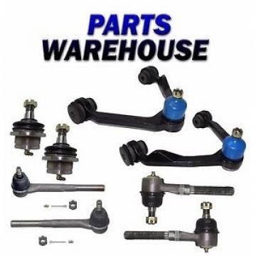 8 Piece Kit Front Inner Outer Tie Rod Ends Lower Ball Joints Upper Control Ar...