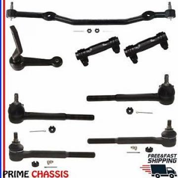 8 PC Kit Steering Parts Center Link Tie Rod End Idler Arm Chevelle Special 71-72