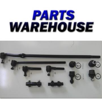 10 Pcs Suspension Ford F250 4Wd 85-94 Ball Joints Tie Rod Ends 1 Year Warranty