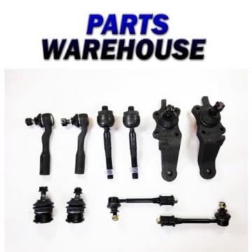 10 Pc Kit Ball Joint Tie Rod End Sway Bar For Toyota Tundra 01-02 1 Yr Warranty