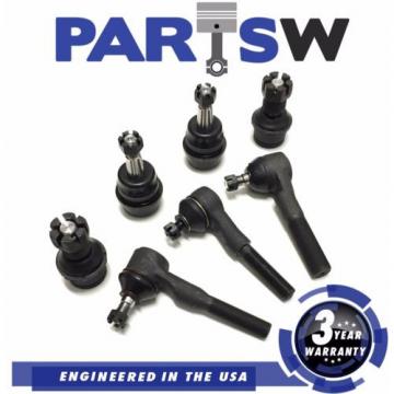 4 Pc  Suspension Kit JEEP Wrangler Cherokee Grand Ball Joint 3 Tie Rod End