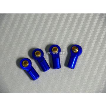 M3 METAL ROD ENDS For Aluminum Link Ends   BLUE (4PCS)