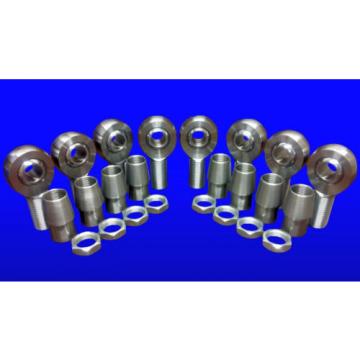 4-Link 1-1/4 x 1&#034; Bore Chromoly Rod Ends, Heim Joints (Fits 2&#034; x .250 Tube) 1.25