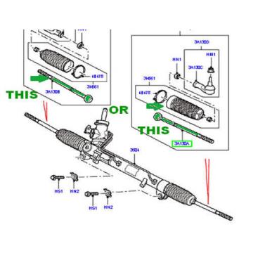 LAND ROVER TIE ROD END INNER LR3 LR4 M20 NEW DELPHI QFK500020