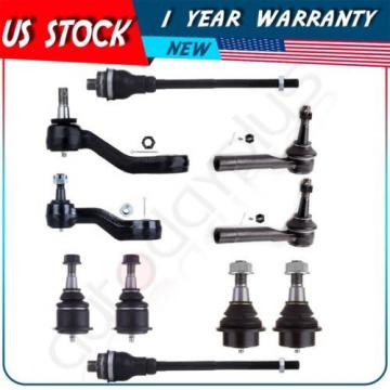 10 Pc Suspension Tie Rod End Pitman &amp; Idler Arm for Chevrolet Avalanche 1500