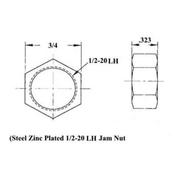 ECONOMY 4 LINK 1/2 x 1/2-20 ROD END KIT HEIM JOINTS ENDS HEIMS