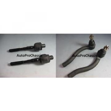 2 OUTER 2 INNER TIE ROD END FOR INFINITI G35 G37 07-11 4WD