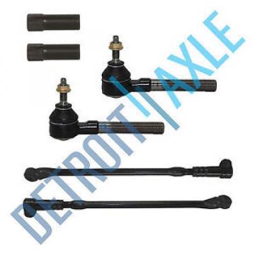 New 6pc Kit: All (4) Inner and Outer Tie Rod End Links + Sleeves for Intrepid