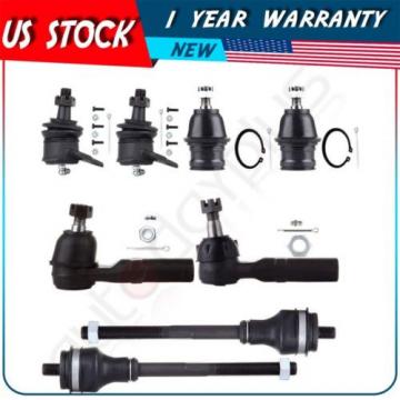 8 PCS Front Suspension Tie Rod End Ball Joint for 1997-1999 DODGE DAKOTA