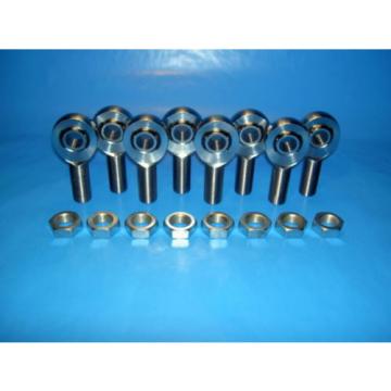 4-Link 1/2-20 x 1/2 Bore, Chromoly, Rod End / Heim Joint, With Jam Nuts