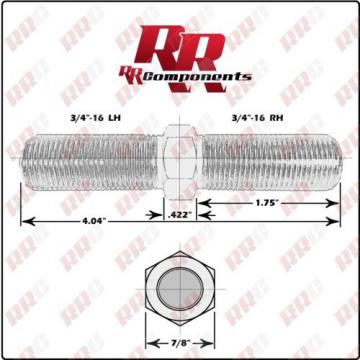 Jack Screw 3/4&#034;-16 LH / 3/4&#034;-16 RH Thread Male Rod End Heim Joint Adjuster  .750