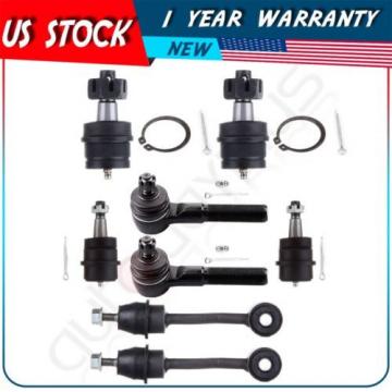 8PCS Suspension Front Ball Joint Tie Rod End for 1996-1998 JEEP GRAND CHEROKEE