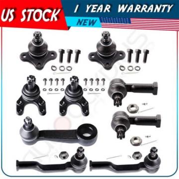 9 Pcs New Suspension Ball Joint Tie Rod Ends for 1987-1991 Mazda B2200