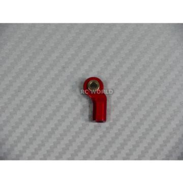 M3 METAL BENT Angled ROD ENDS For Aluminum Link Ends  RED  (4PCS)