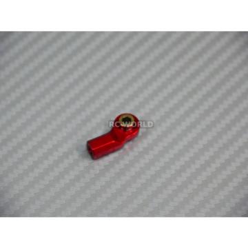 M3 METAL BENT Angled ROD ENDS For Aluminum Link Ends  RED  (4PCS)