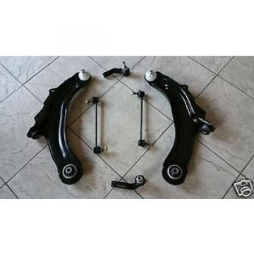 RENAULT MEGANE  03&gt;TWO FRONT LOWER WISHBONES ARMS/2 DROP LINKS/2 TRACK ROD ENDS