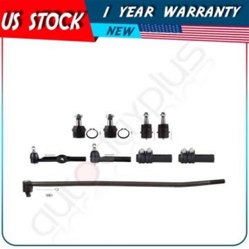 For 1994-1997 Dodge Ram 2500 4WD Ball Joint Tie Rod Ends 9 Pcs Suspension Kit