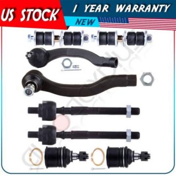 Front Ball Joints Tie Rod Ends Sway Bar Suspension Kit for 1996-2000 Honda Civic