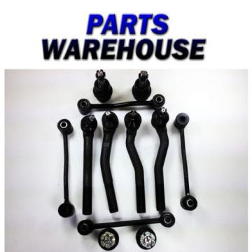 12Pc Tie Rod Ends Ball Joints Sway Bars Set - Jeep Grand Cherokee 99-04 1Yr Wrty