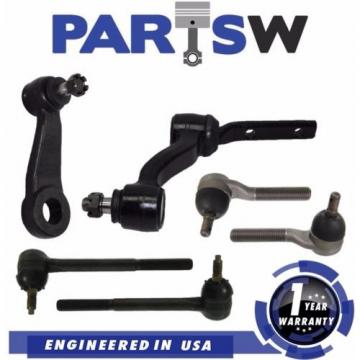 6 Piece Kit Tie Rod Ends Pitman &amp; Idler Arms for Chevy Blazer S10 GMC Jimmy S15