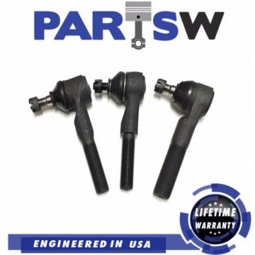 3 Pc Steering Kit for Cherokee Comanche Grand Cherokee TJ Wrangler Tie Rod Ends