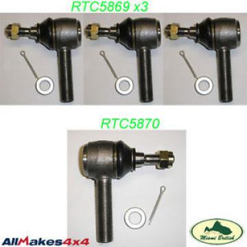 LAND ROVER STEERING TIE ROD END SET DISCOVERY DEFENDER RANGE CLASSIC MR0031 ALLM