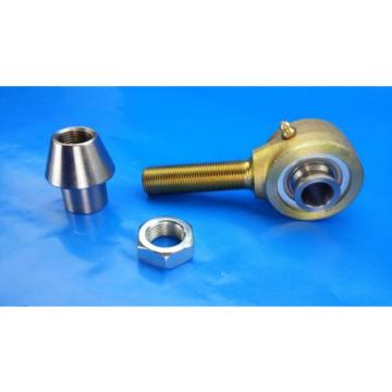 RH 3/4&#034;-16 x 5/8&#034; Bore, Chromoly Rod End, Heim Joints (Bung 1-1/4 x .095)  Flex